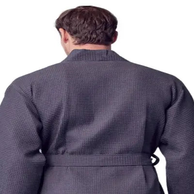 Waffle Kimono Spa Bathrobe - Absorbent, Lightweight