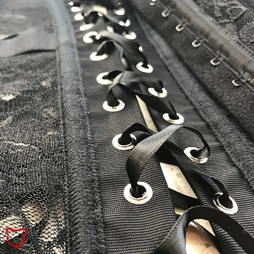 “Laced With Lust” Black Corset