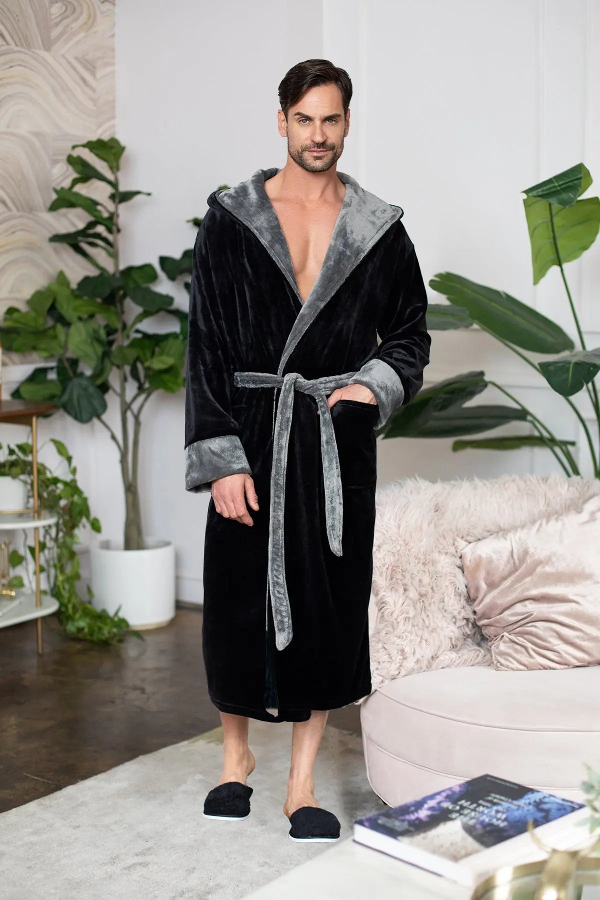 Robe with Hood – Ultra-Soft Plush Comfort for Everyday Use