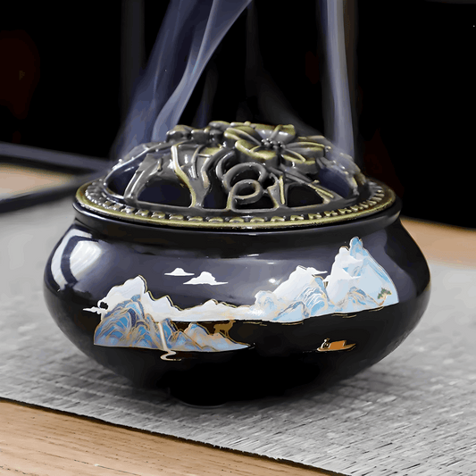 Ceramic Incense Burner – Elegance & Serenity for Your Home 🌿✨