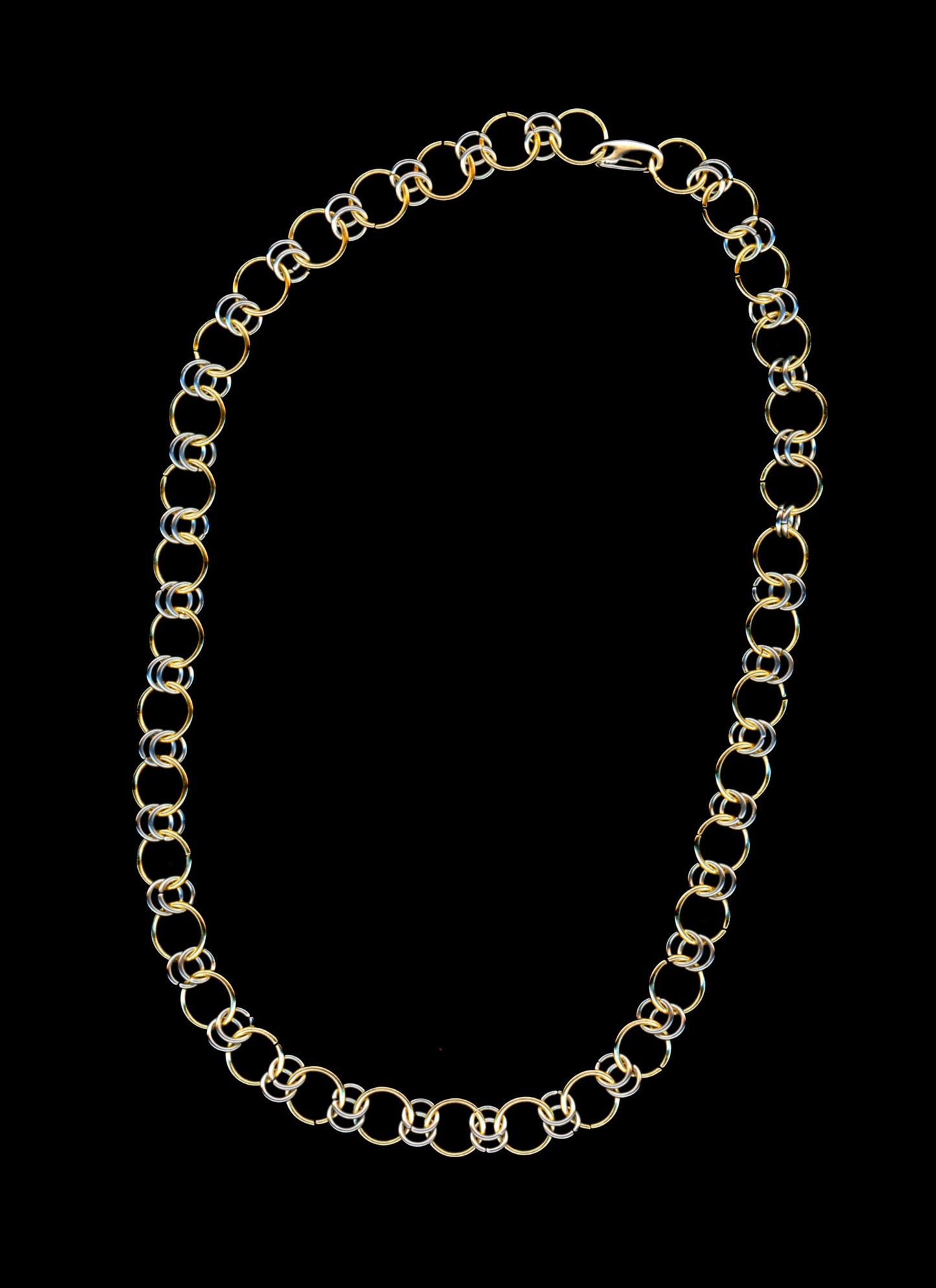 athena chainmail necklace