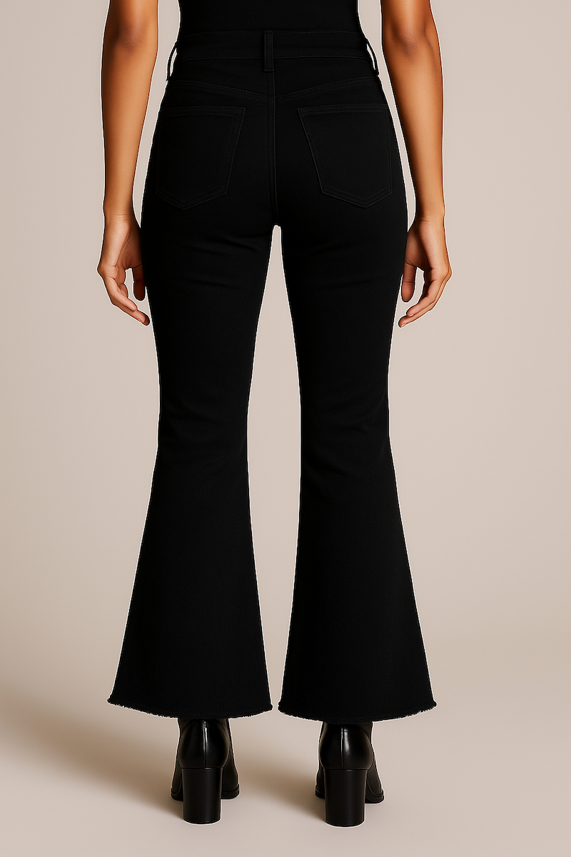 Midnight Rodeo Rhinestone Flare Jeans