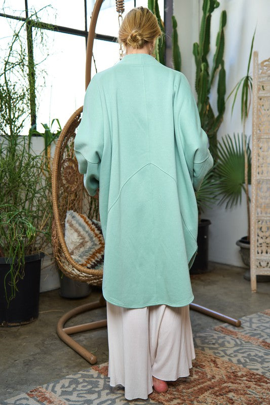 “Wine Down Wednesday” Oversized Knit Cardigan
