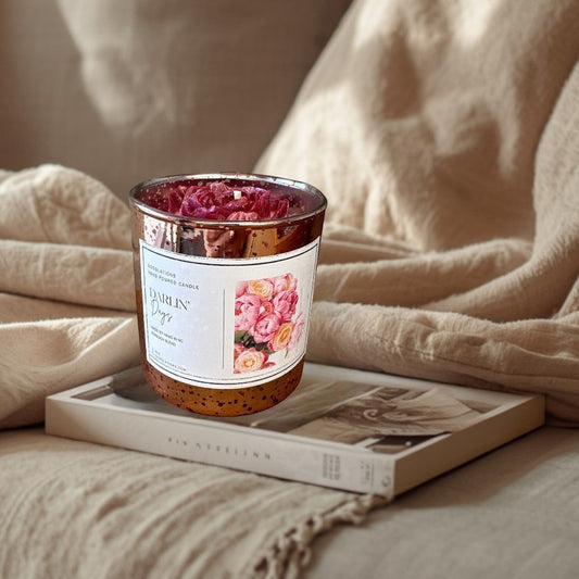 Darlin' Days Floral Candle