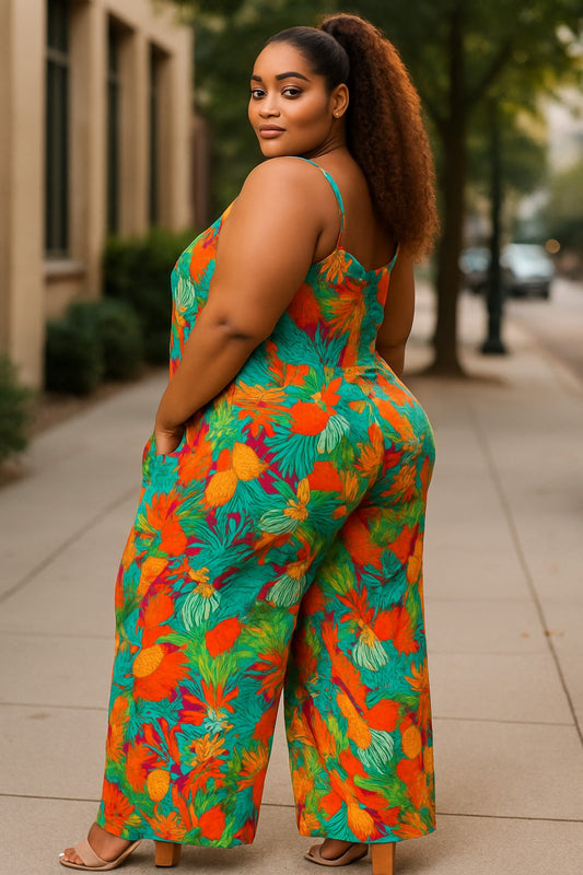 The Jenna Multi Print Jumpsuit