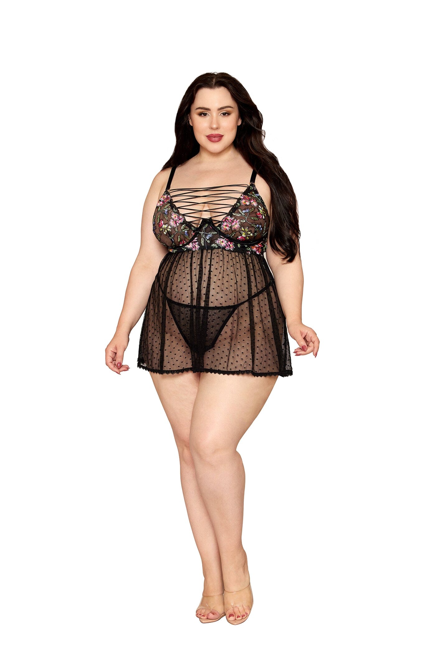 Black Babydoll & G-String