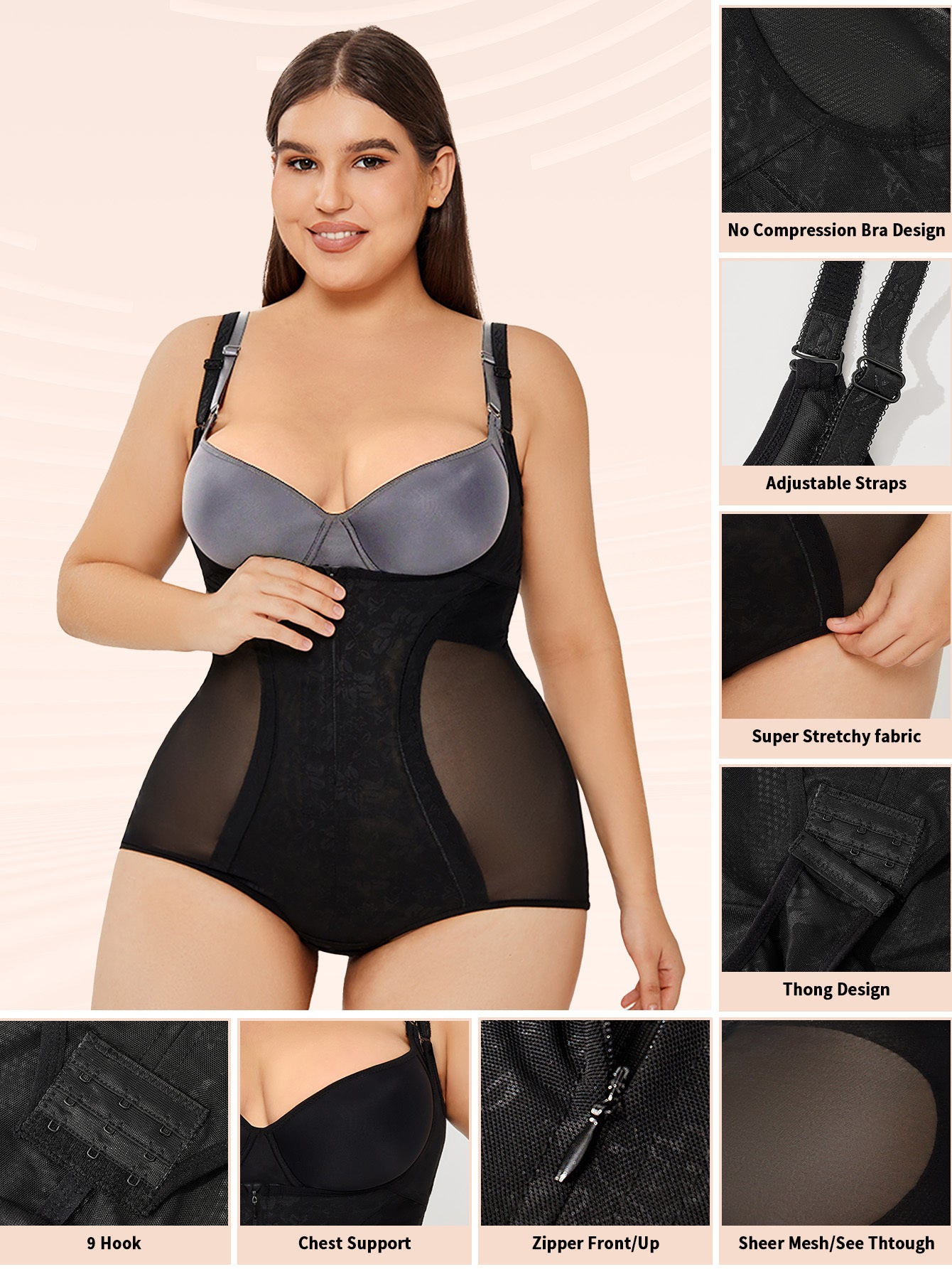 “Flawless” Shapewear Bodysuit