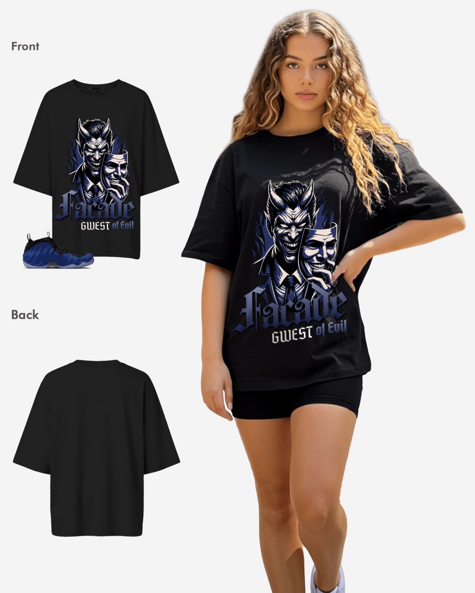 Facade Of Evil Oversized T-Shirt
