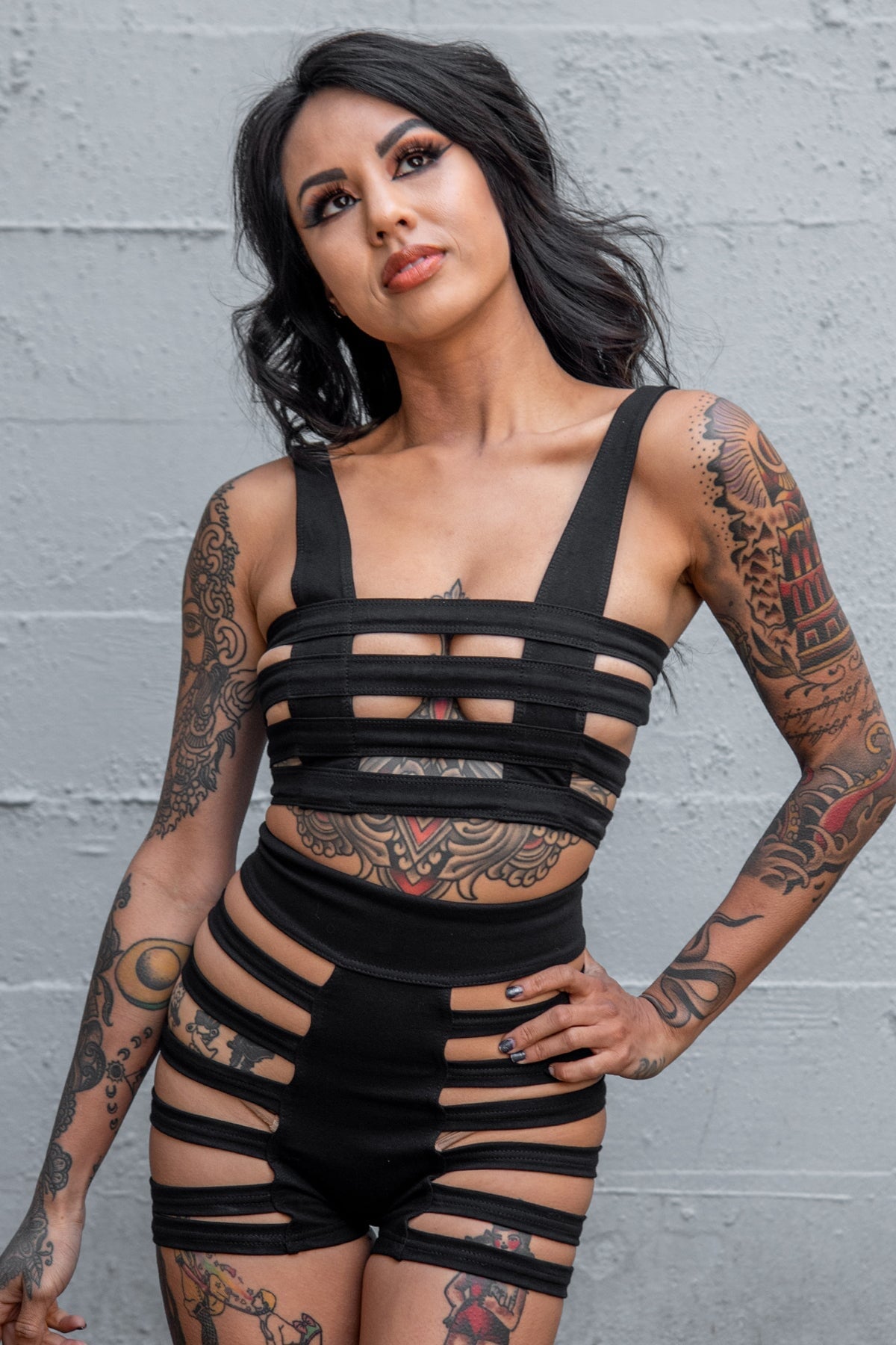Cage Bra - cotton