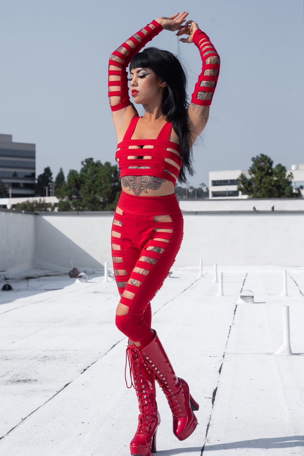 Cage Bra - cotton