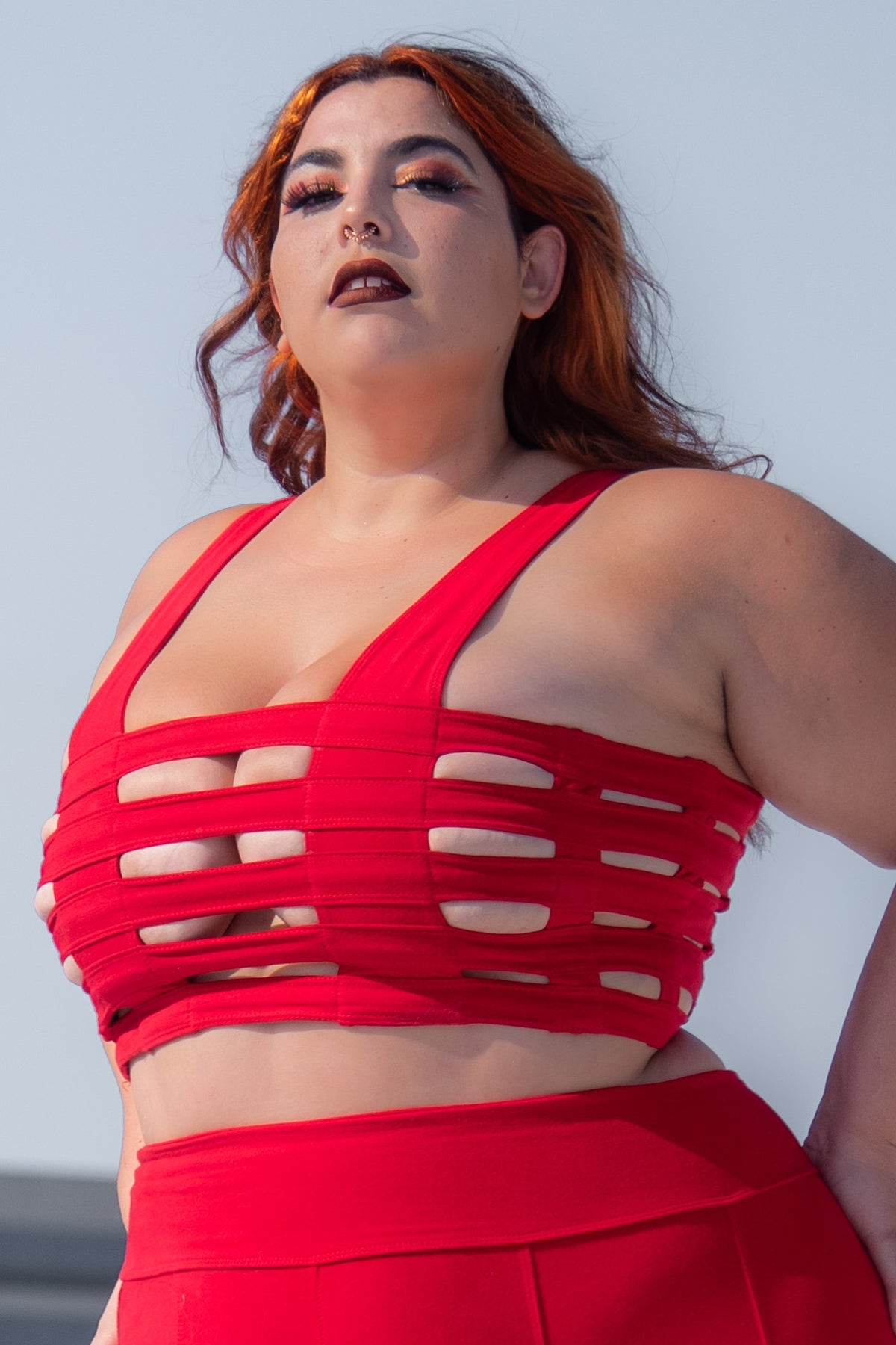 Deluxe Cage Bra - cotton