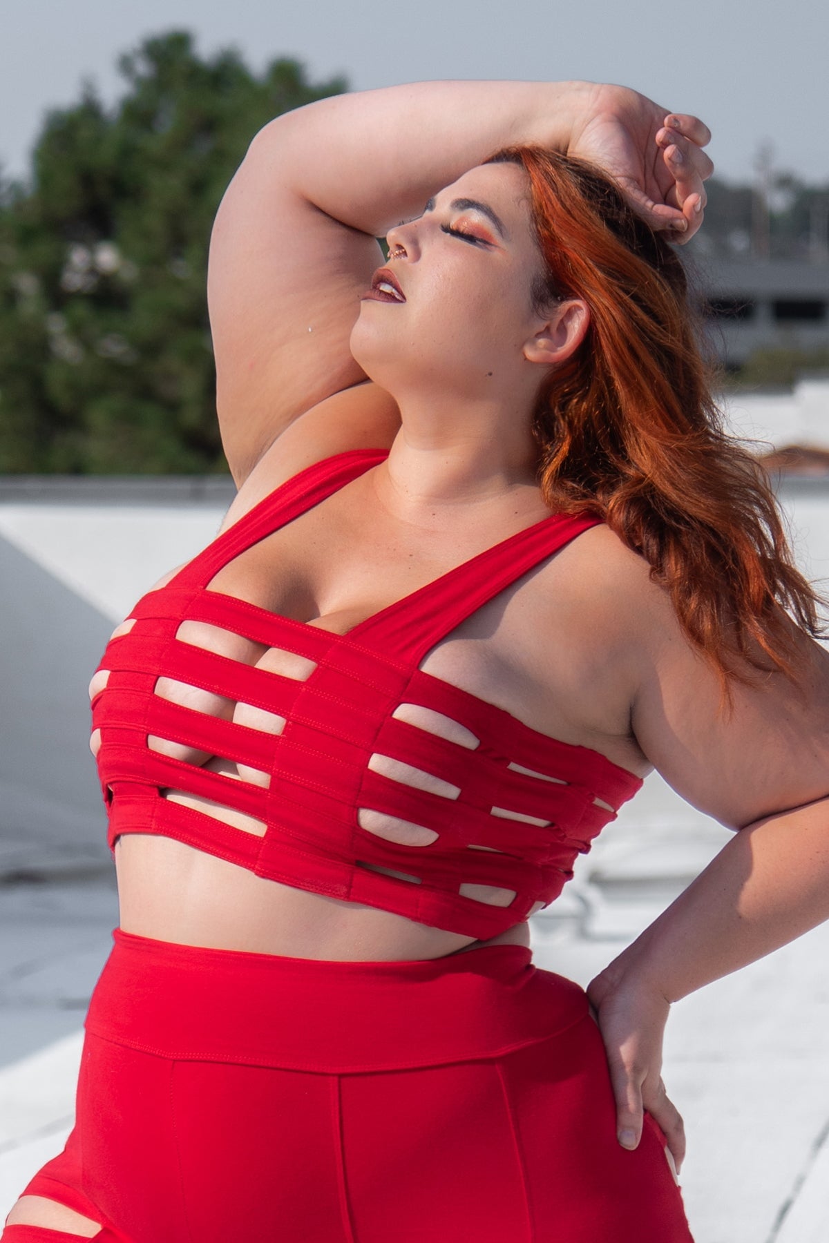 Deluxe Cage Bra - cotton