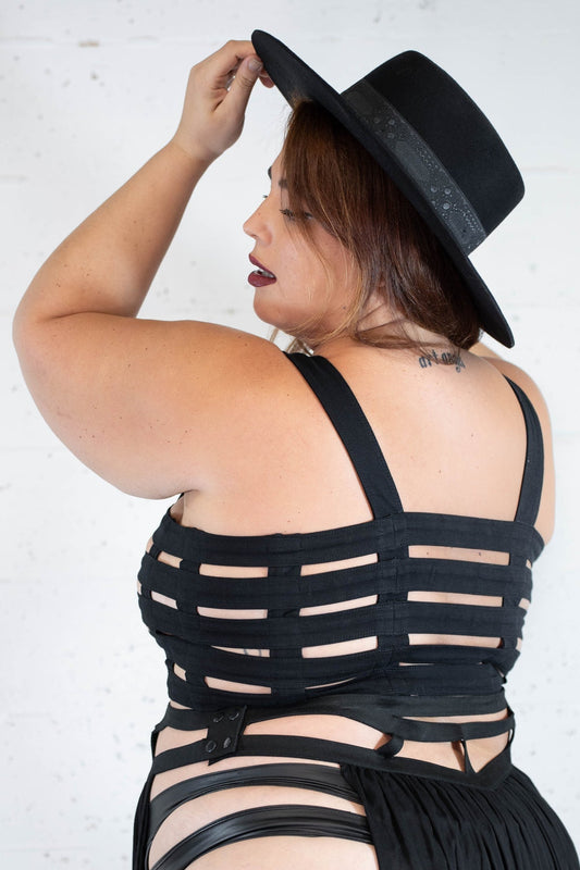 Deluxe Cage Bra - cotton