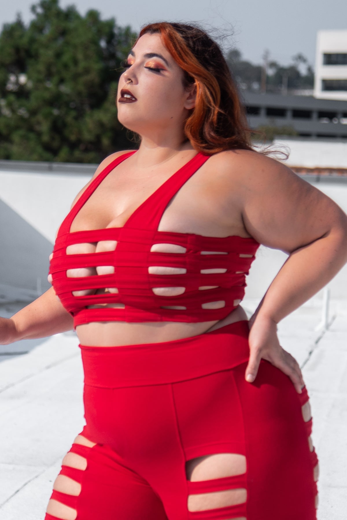 Deluxe Cage Bra - cotton