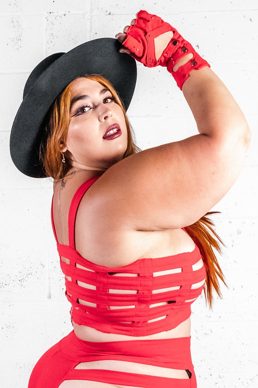 Deluxe Cage Bra - cotton