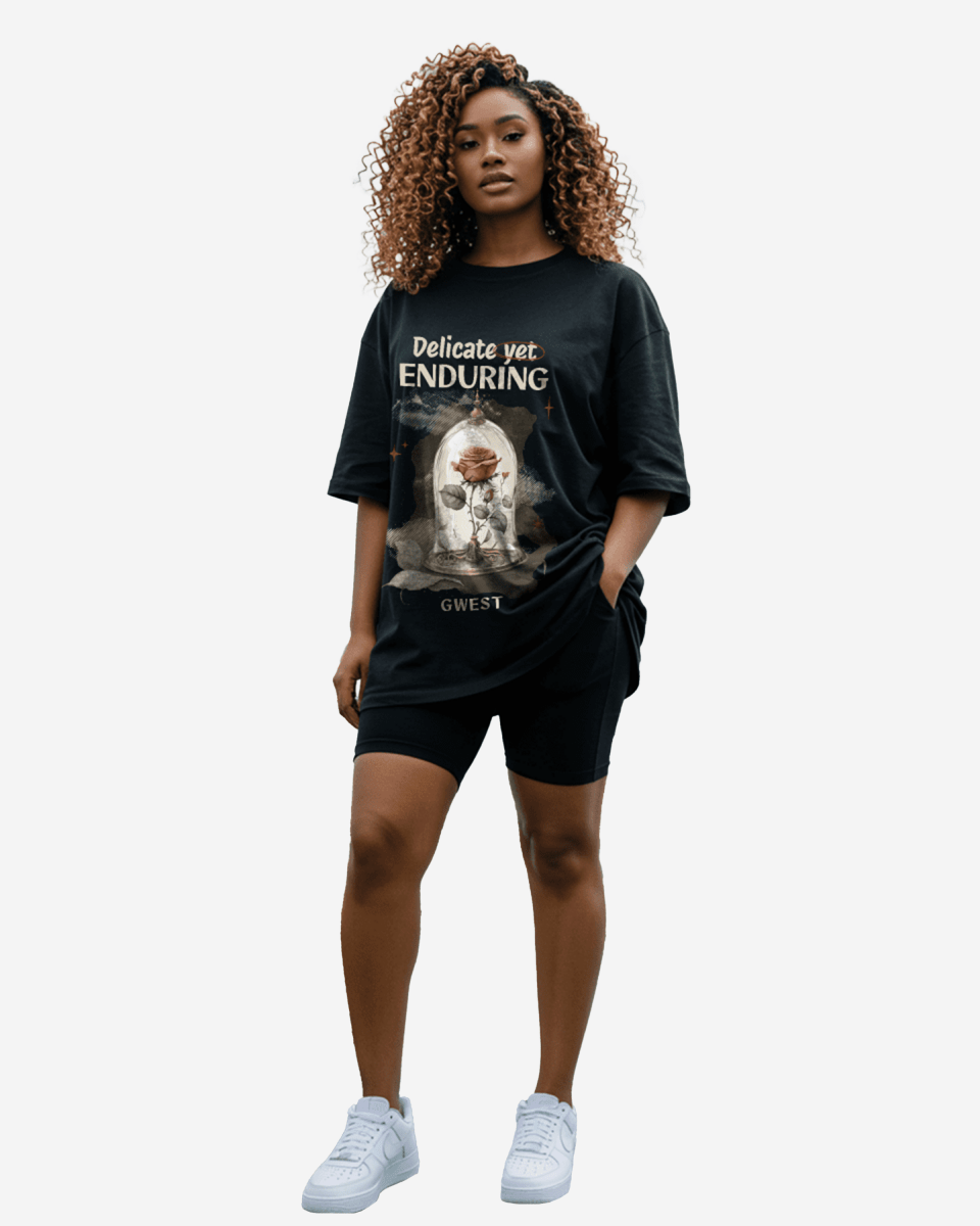 Delicate Yet Enduring Oversized T-Shirt