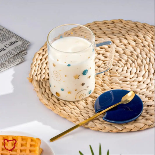 “Believe in Yourself” Glass Coffee Mug