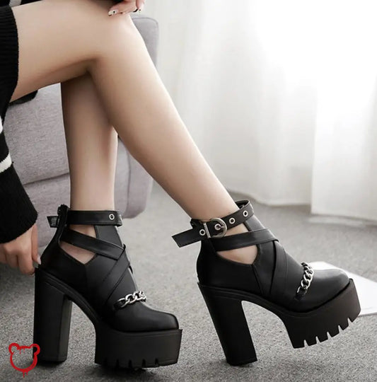 “Dare to Step” Platform Boots