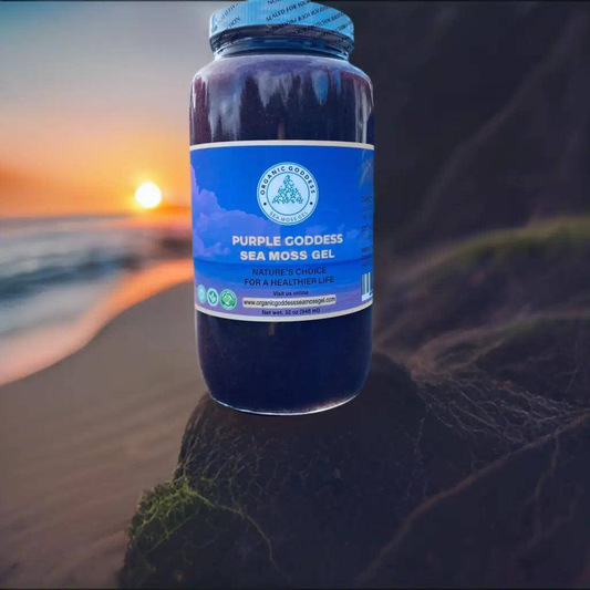 Organic Goddess Purple Sea Moss Gel – Antioxidant-Rich Superfood