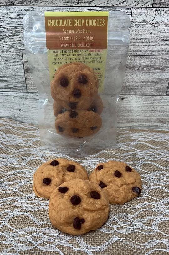 CHOCOLATE CHIP COOKIES Realistic Wax Melts | Fake Food | Wax Tarts