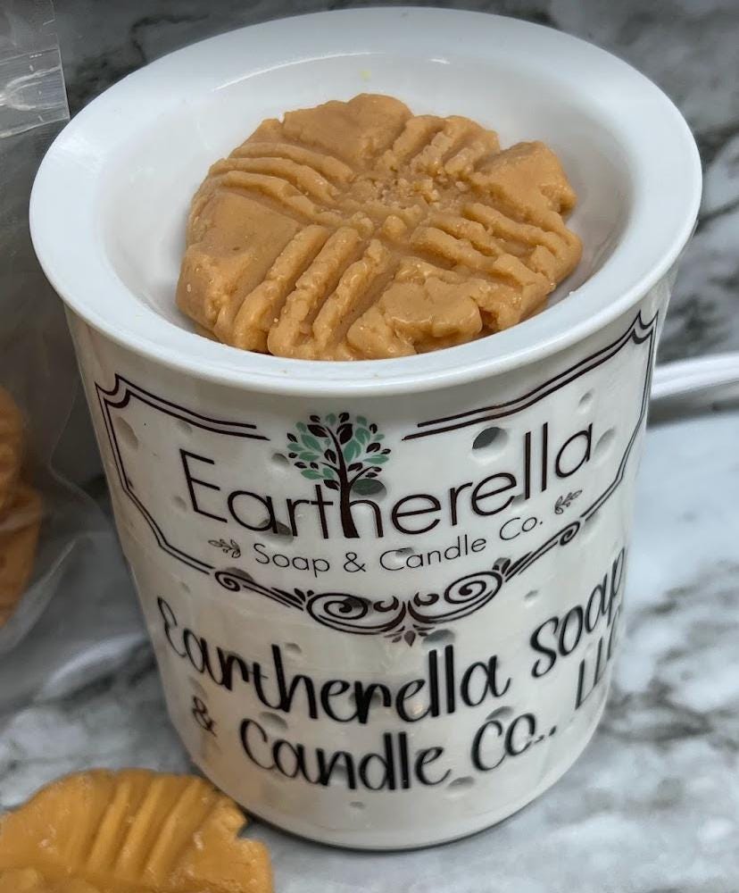 Realistic PEANUT BUTTER COOKIES Wax Melts | Wax Embeds for Candles | Fake Food