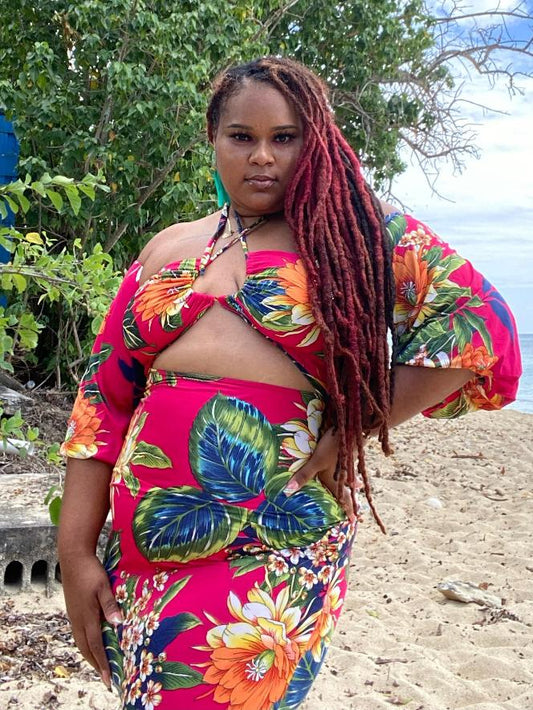 SPICE IT UP | HALTER DRESS