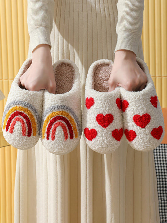 Rainbow Cotton Slippers