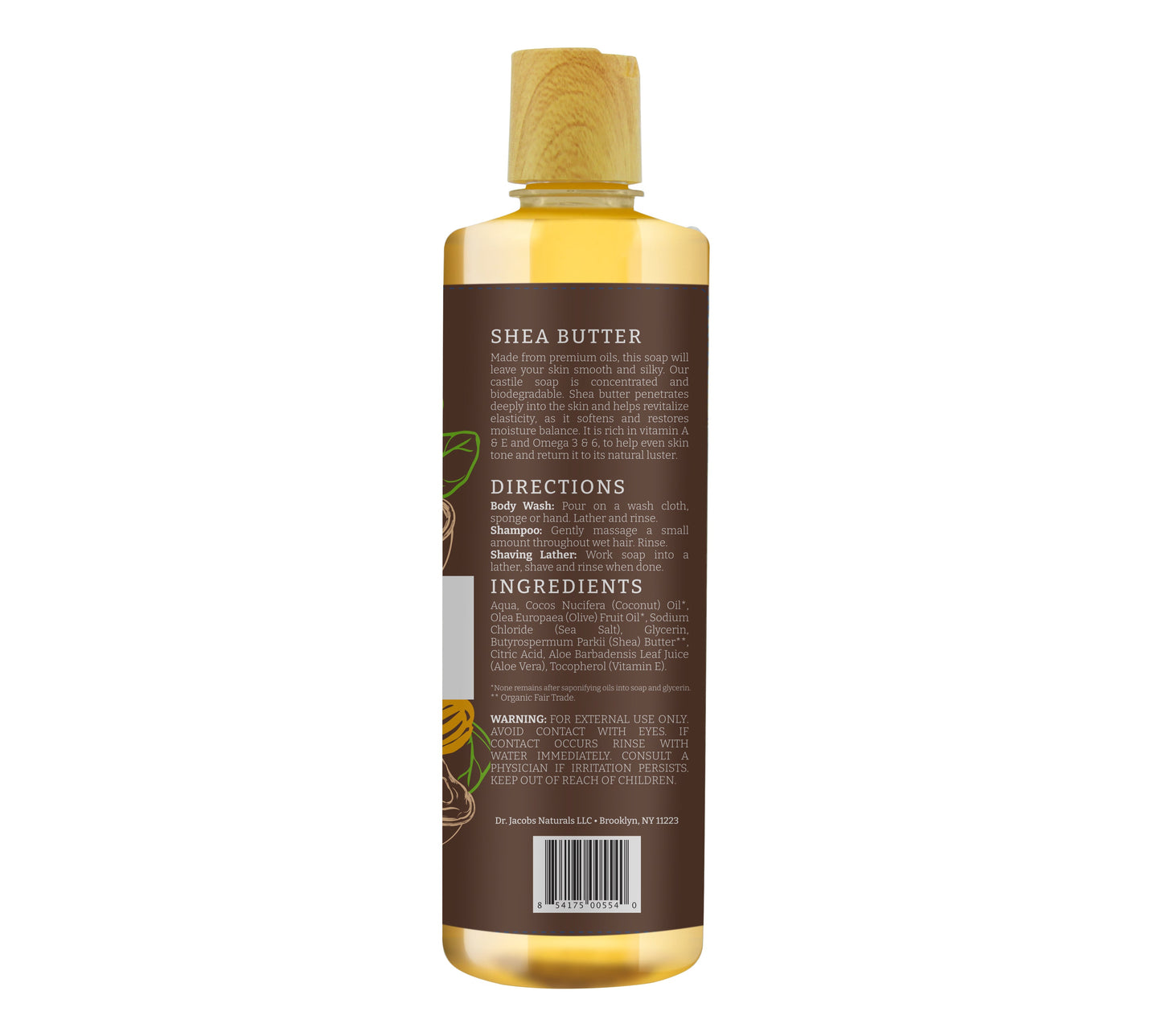 Shea Butter Castile Body Wash