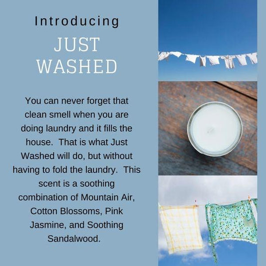 Just Washed Candle
