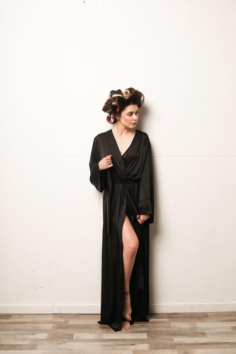 Kimono Silk Long Robe