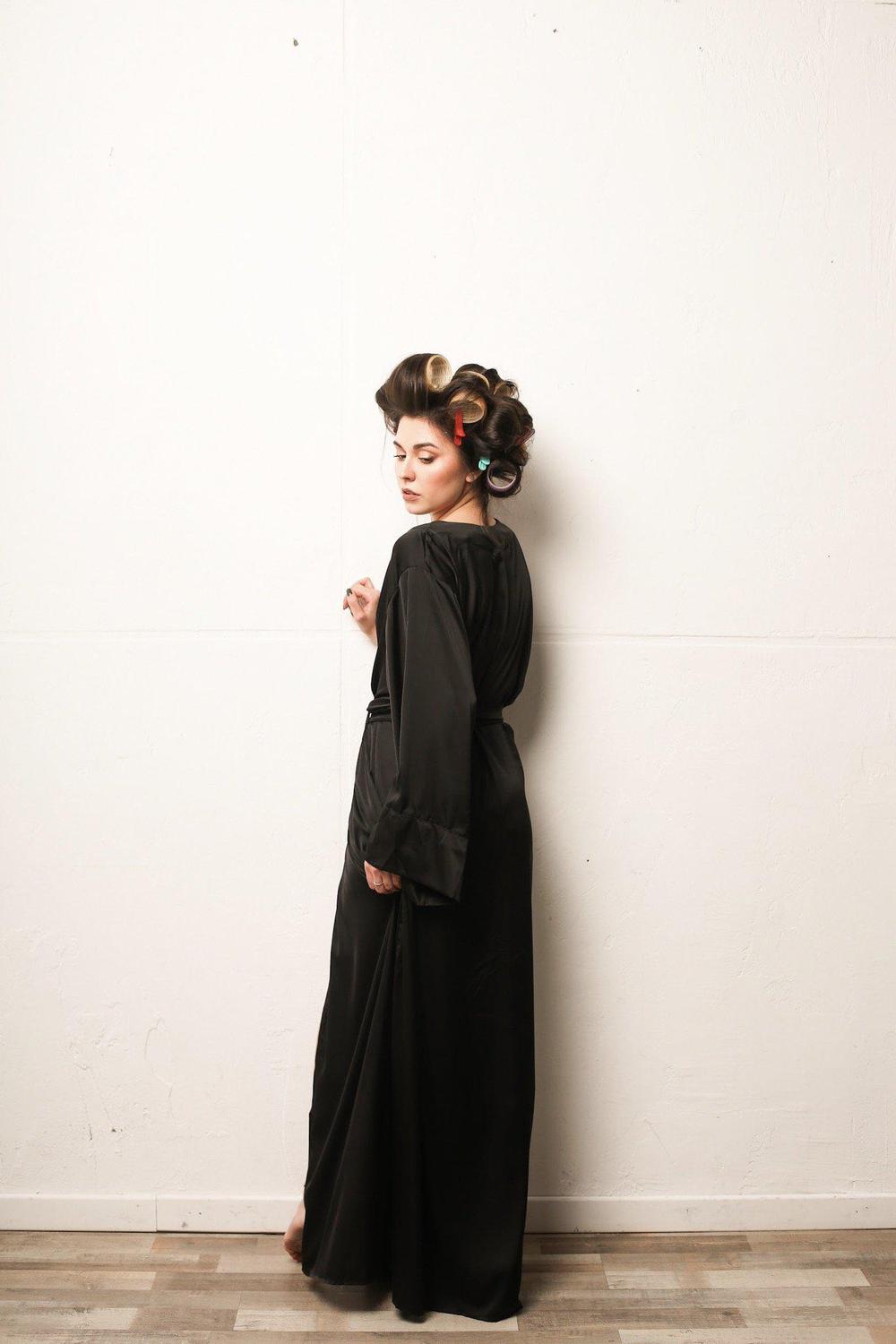 Kimono Silk Long Robe