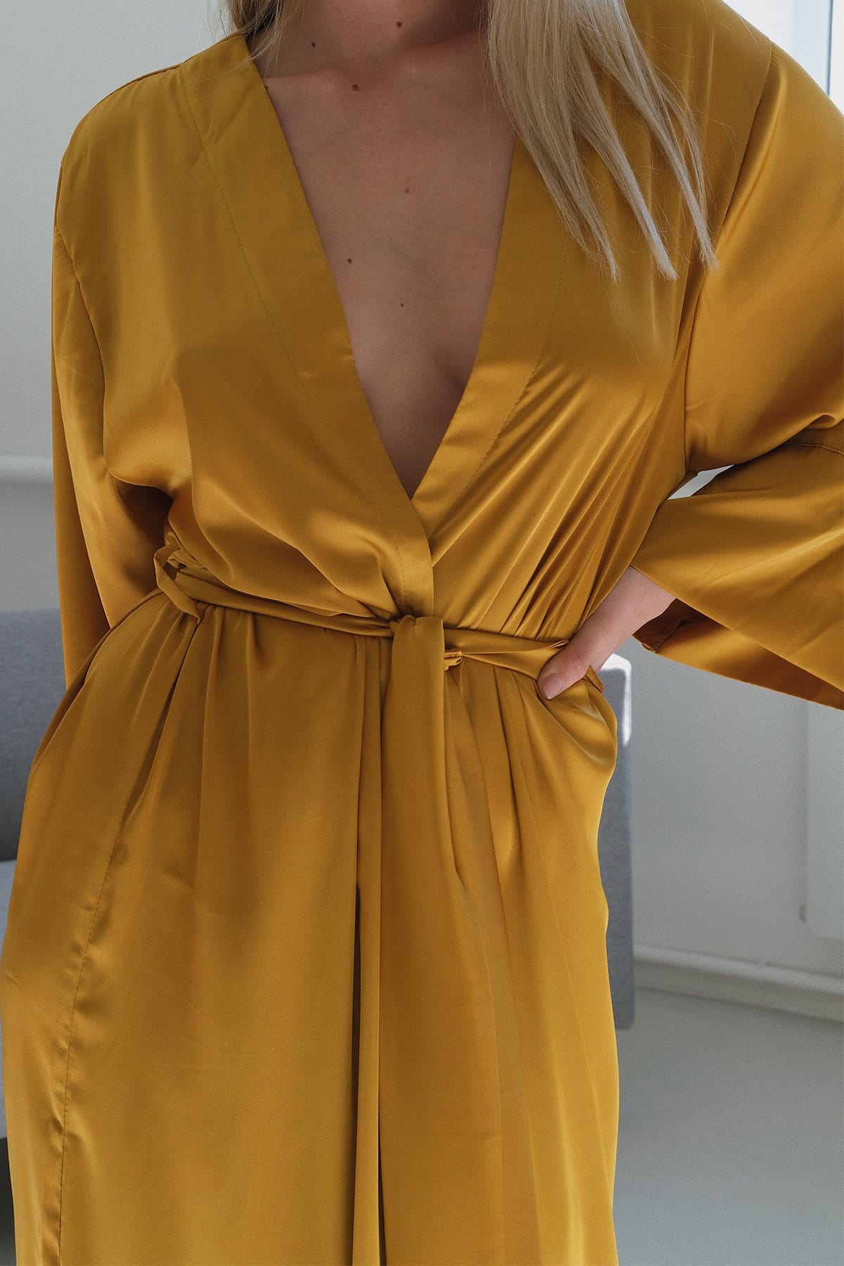 Kimono Silk Long Robe