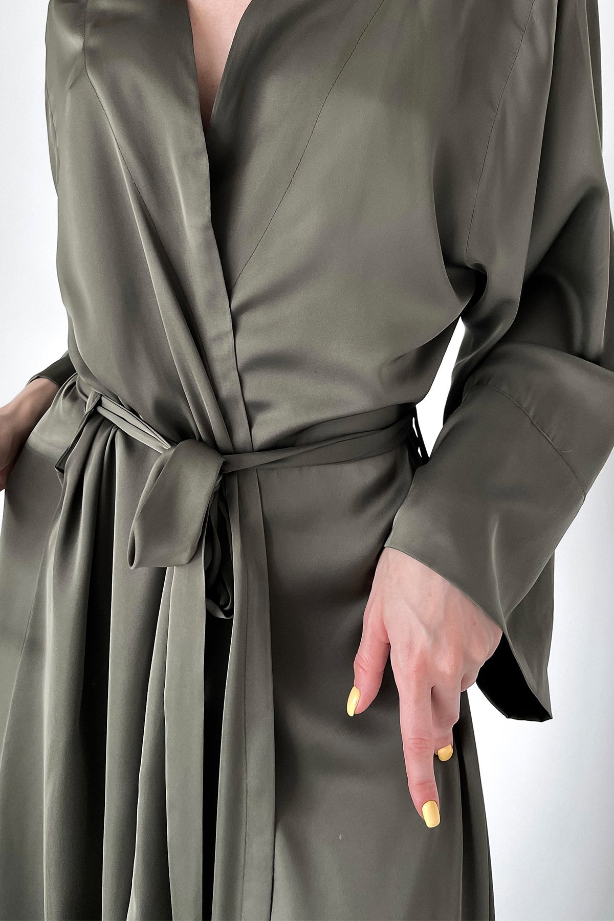 Kimono Silk Long Robe