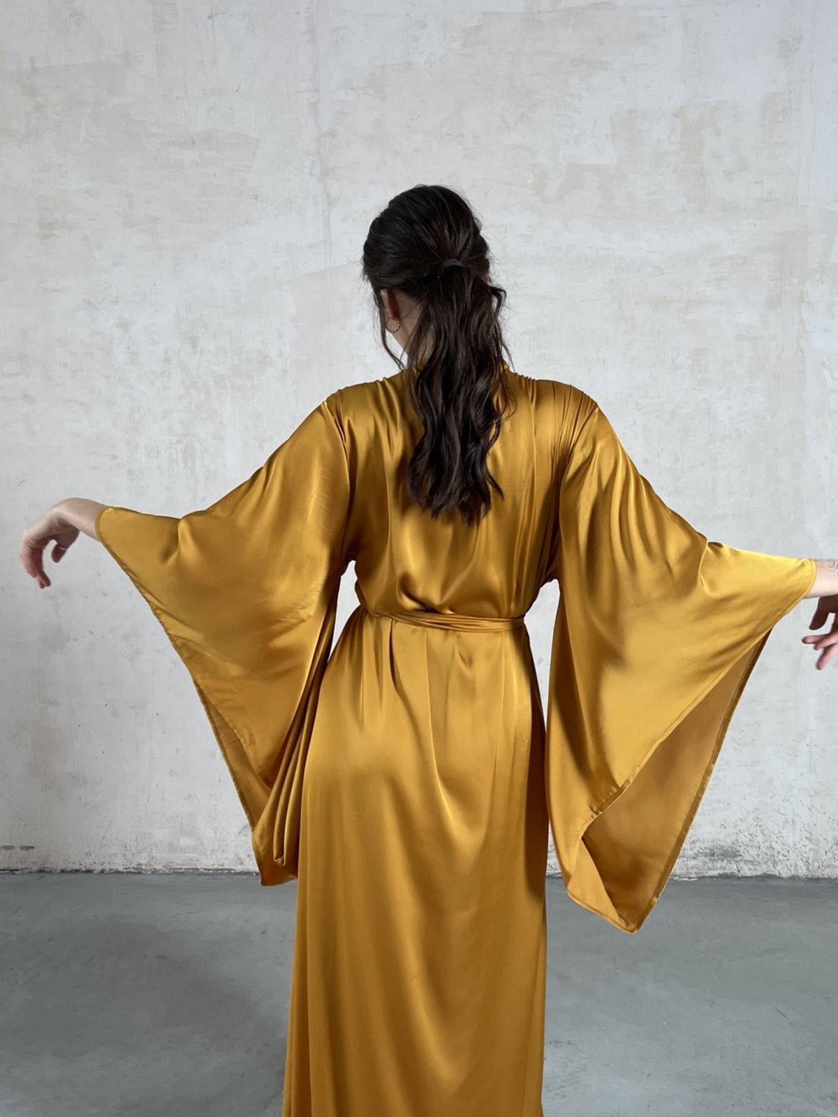 Kimono Sleeves Long Robe