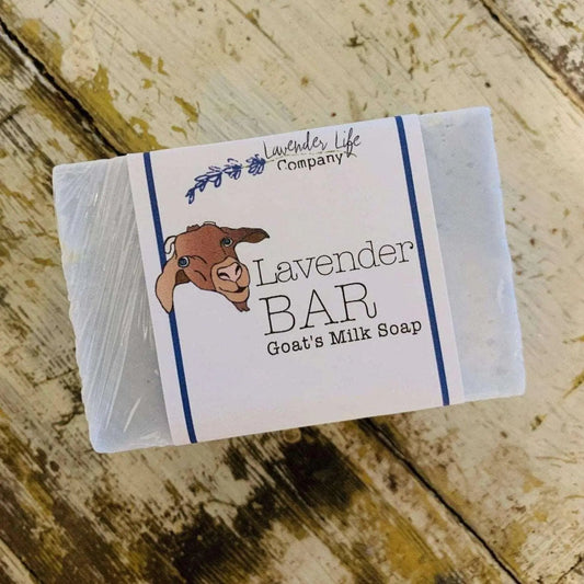 Lavender Bar Soap with Goat's Milk & Organic Lavender