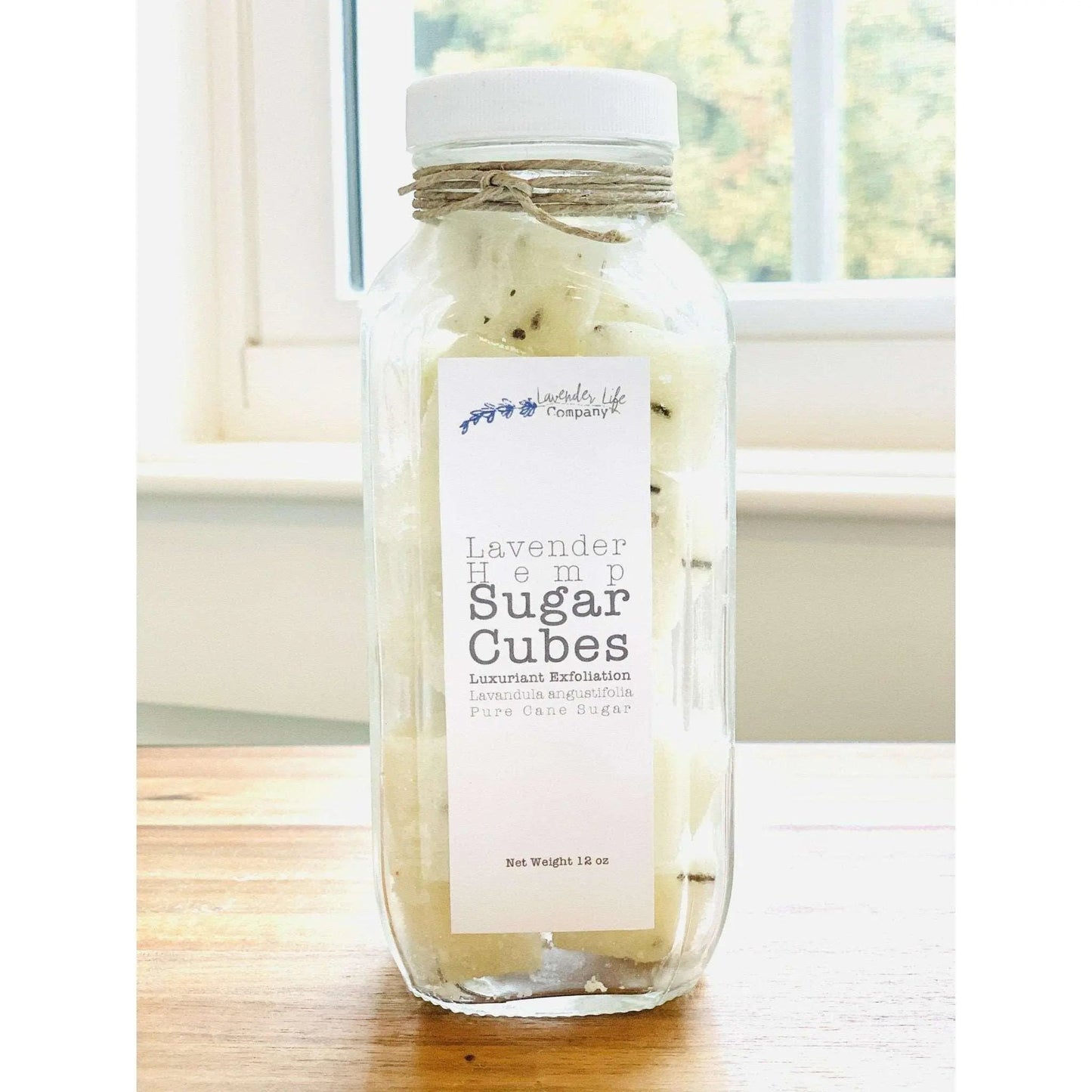 Lavender & Hemp Sugar Scrub Cubes