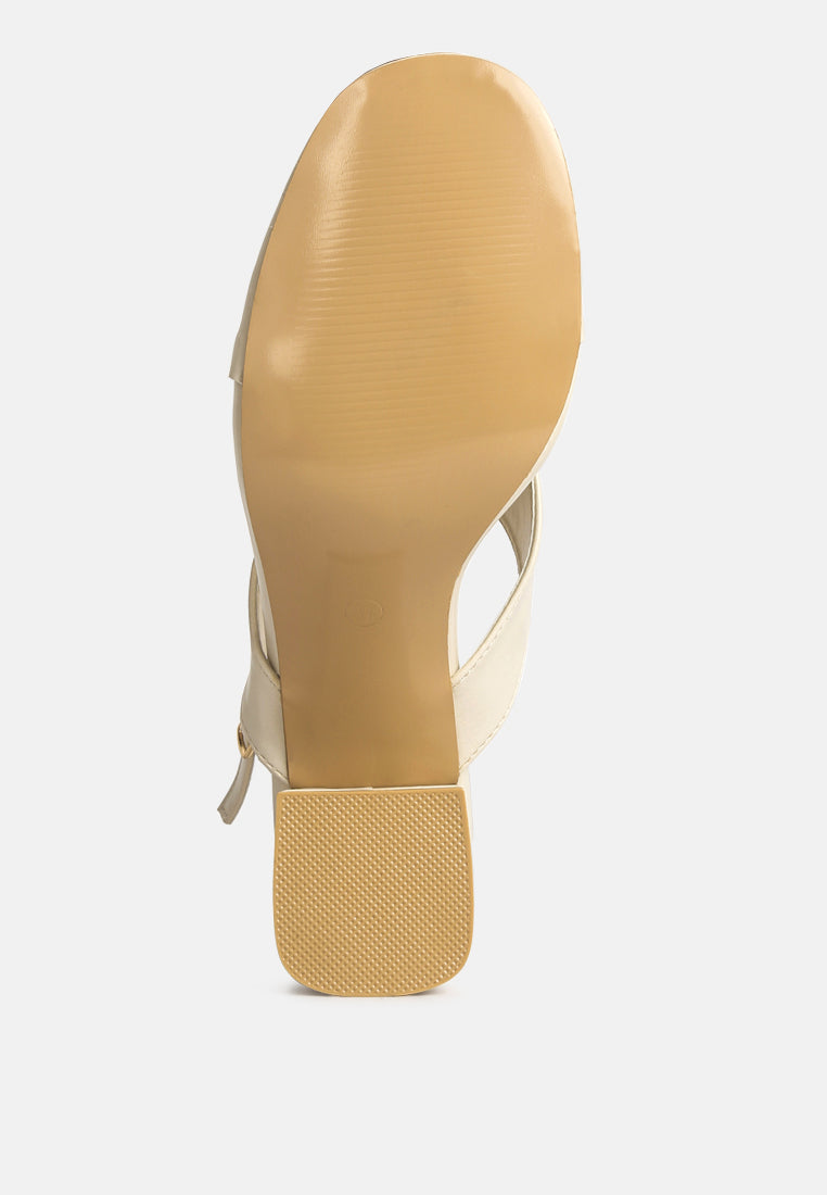 Monde Block Heel Thong Sandals