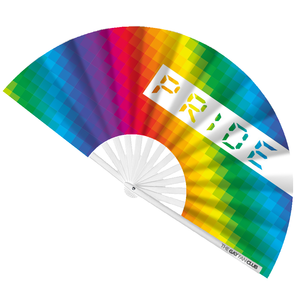 Pride Rainbow Fan