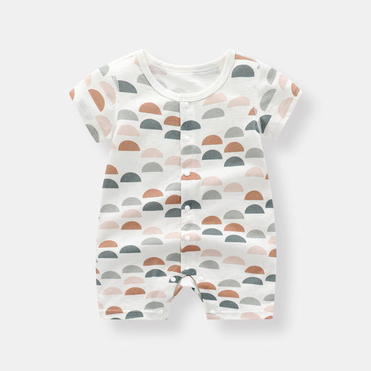 1pcs Rabbit Graphic Single Breasted Design Simply Jumpsuit Pajamas