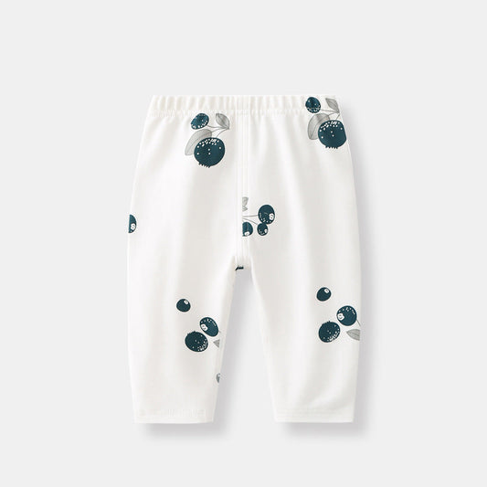 Allover Fruit Graphic Trousers Long Pant