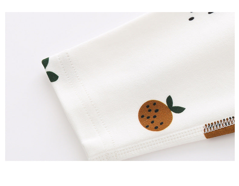 Allover Fruit Graphic Trousers Long Pant