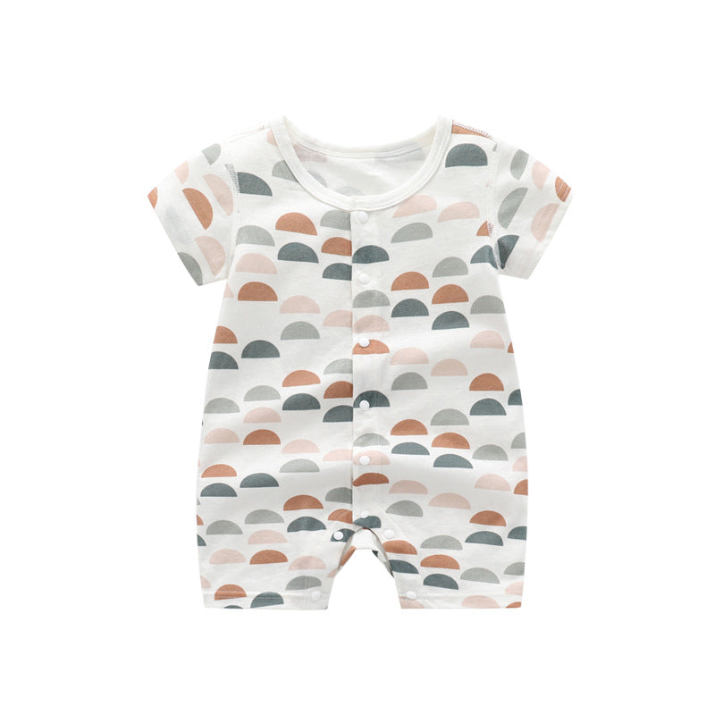 1pcs Rabbit Graphic Single Breasted Design Simply Jumpsuit Pajamas
