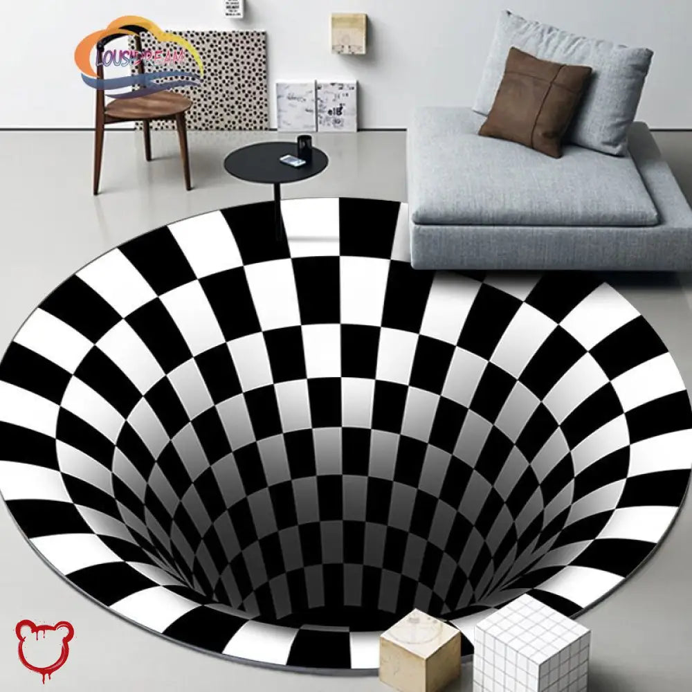 Psychedelic Stereovision Rug