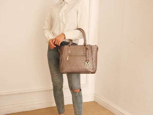 MKF Collection by Mia K. - Cairo Signature Shoulder Bag
