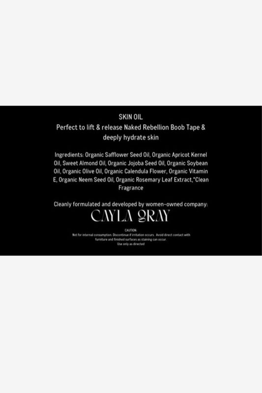 Skin Hydrator and Tape Remover Body Oil