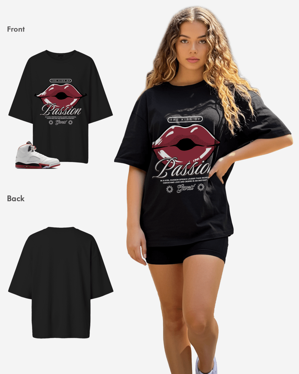 The Kiss Of Passion Oversized T-Shirt