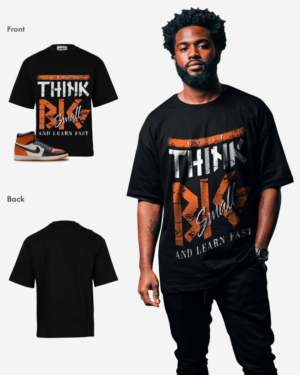 Think Big Oversized Men's T-Shirt