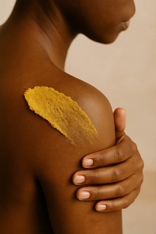 iconic sunglow (turmeric + mānuka honey body polish)