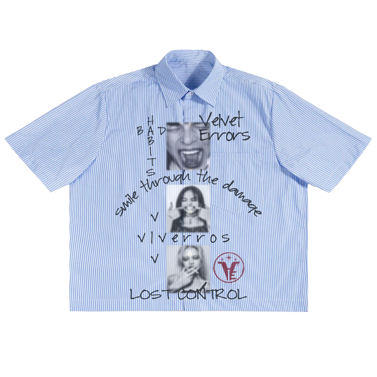 Lost Control Button Up