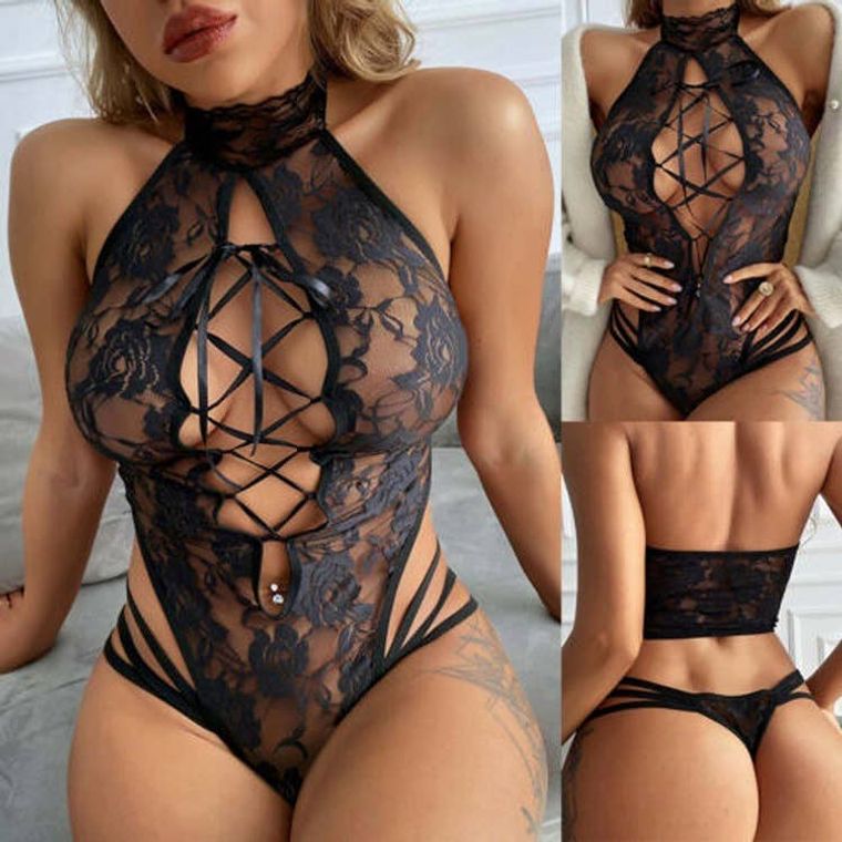 “Kitten” Lingerie Bodysuit